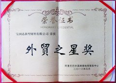 寶潤達-阿里巴巴外貿(mào)之星獎